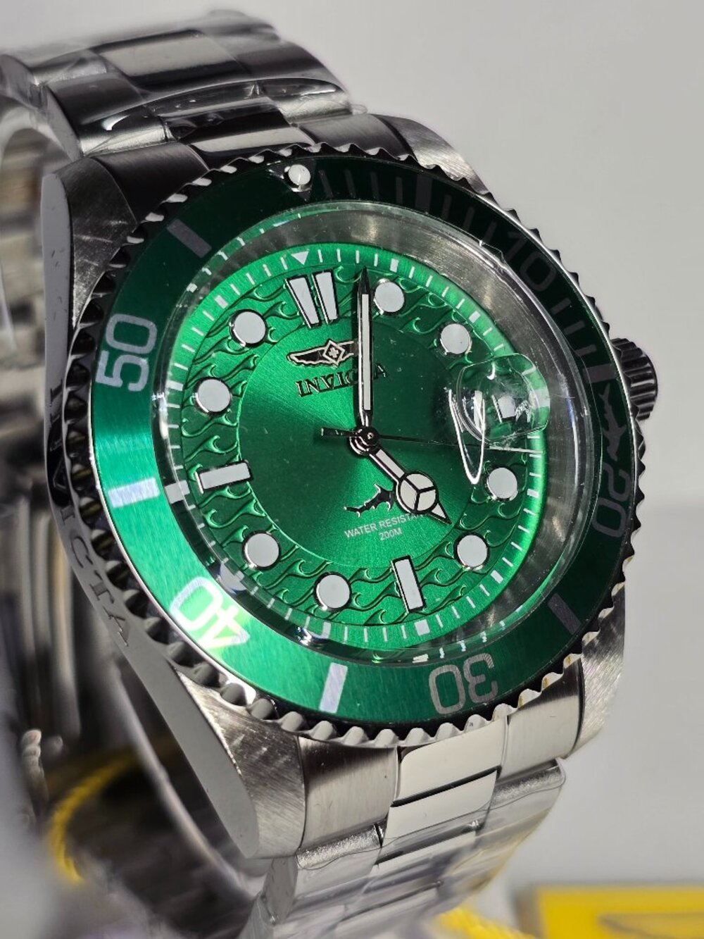 Invicta Pro Diver Men's Watch - 42mm, Steel, Green (50826)